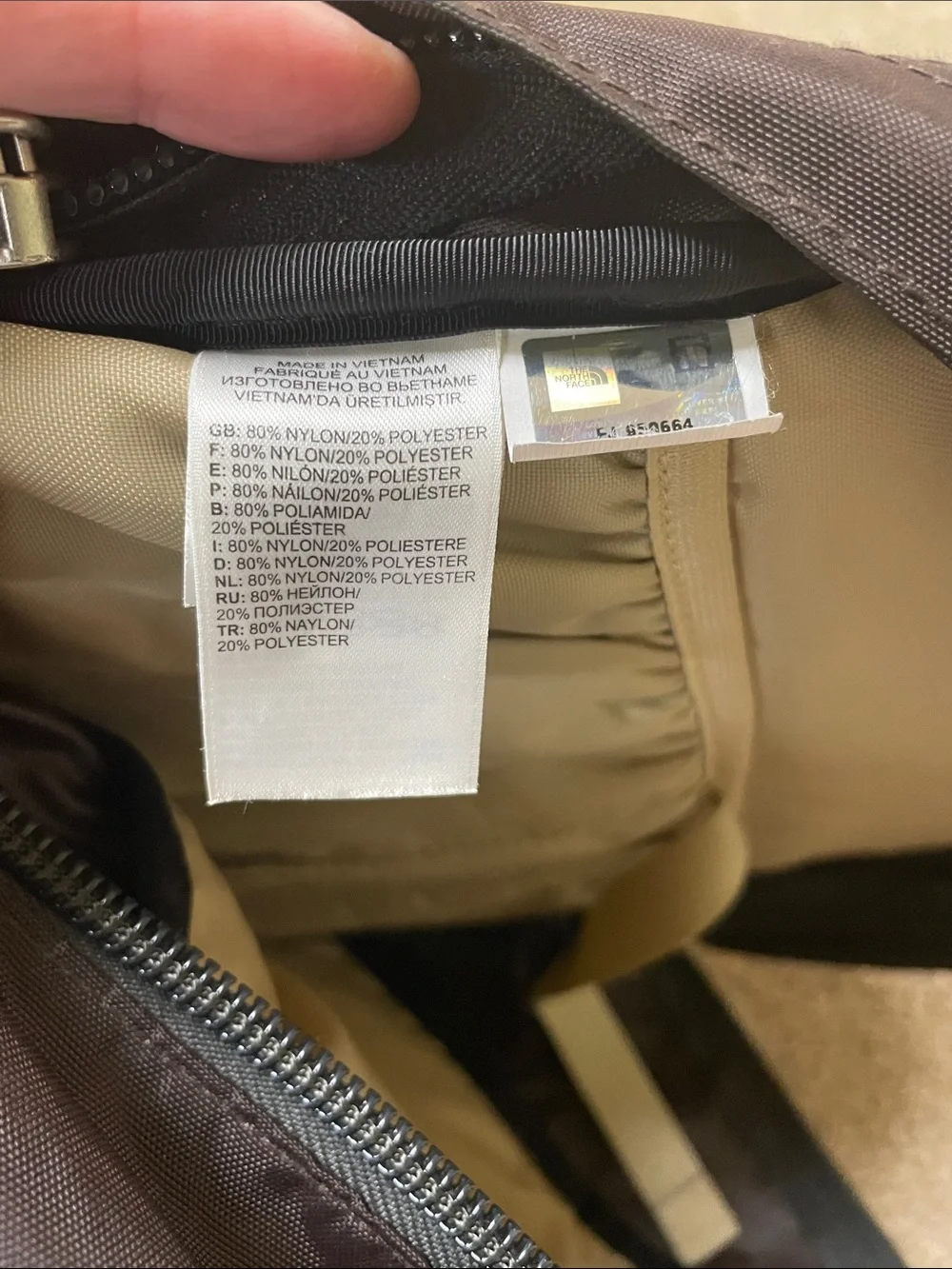 The North Face recon backpack